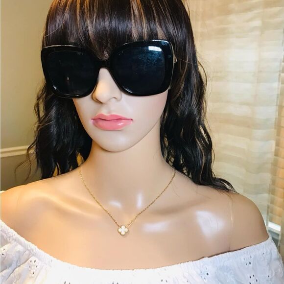 Fashion Clover Necklace 18k gold plated - Picture 2 of 5